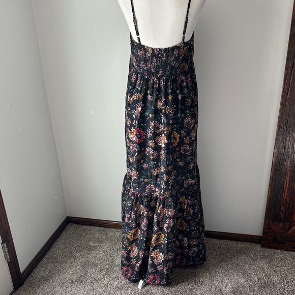 Natural Life Floral Maxi Dress - Black and Multicolor M - Picture 9 of 10